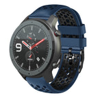 For Amazfit GTR 47mm / Midnight Blue+Black