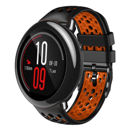 22mm Two-Color Breathable Silicone Watch Band, For Amazfit Pace, For Amazfit Stratos