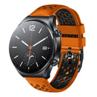 For Xiaomi MI Watch S1 / Orange+Black