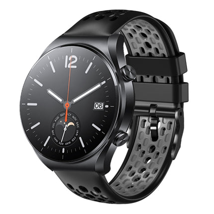 22mm Two-Color Breathable Silicone Watch Band, For Xiaomi MI Watch S1, For Xiaomi MI Watch Color 2