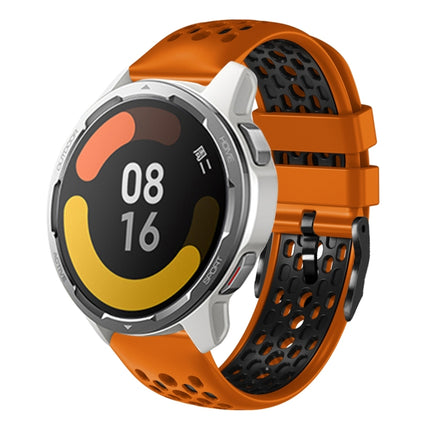 22mm Two-Color Breathable Silicone Watch Band, For Xiaomi MI Watch S1, For Xiaomi MI Watch Color 2