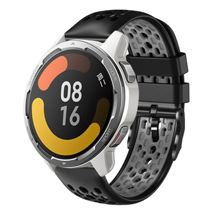 22mm Two-Color Breathable Silicone Watch Band, For Xiaomi MI Watch S1, For Xiaomi MI Watch Color 2