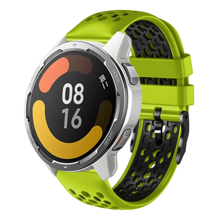 22mm Two-Color Breathable Silicone Watch Band, For Xiaomi MI Watch S1, For Xiaomi MI Watch Color 2