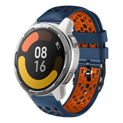22mm Two-Color Breathable Silicone Watch Band, For Xiaomi MI Watch S1, For Xiaomi MI Watch Color 2
