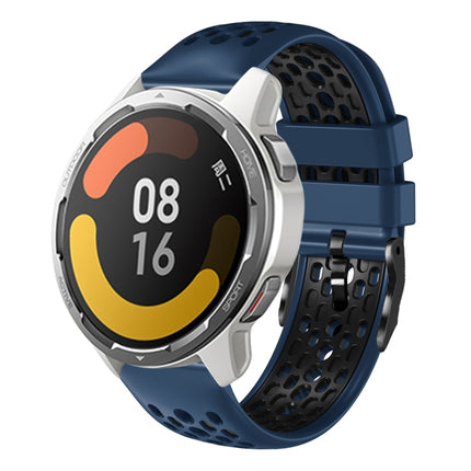22mm Two-Color Breathable Silicone Watch Band, For Xiaomi MI Watch S1, For Xiaomi MI Watch Color 2