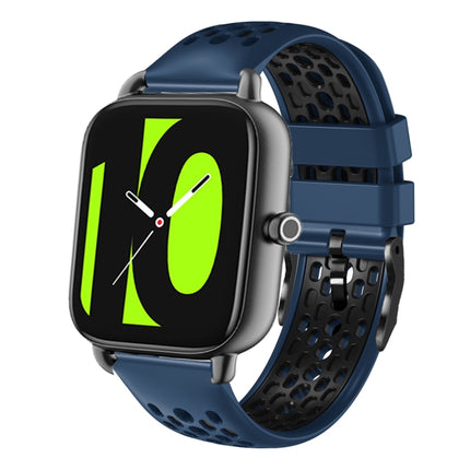 22mm Two-Color Breathable Silicone Watch Band, For  Xiaomi Haylou RT2 LS10, For Xiaomi Haylou RS4 LS12