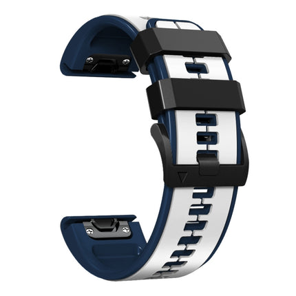 26mm Silicone Sports Two-Color Watch Band, For Garmin Fenix 3, For Garmin Fenix 3 HR