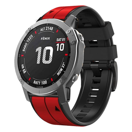 26mm Silicone Sports Two-Color Watch Band, For Garmin Fenix 3, For Garmin Fenix 3 HR