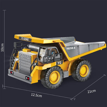 MoFun 1048 2.4G remote control nine-channel cargo construction vehicle 1:24 multi-function mining truck dumper