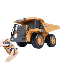 MoFun 1048 2.4G remote control nine-channel cargo construction vehicle 1:24 multi-function mining truck dumper, 1048