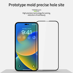 MOFI 9H 2.5D Full Screen Tempered Glass Film, For iPhone 14, For iPhone 14 Plus, For iPhone 14 Pro, For iPhone 14 Pro Max
