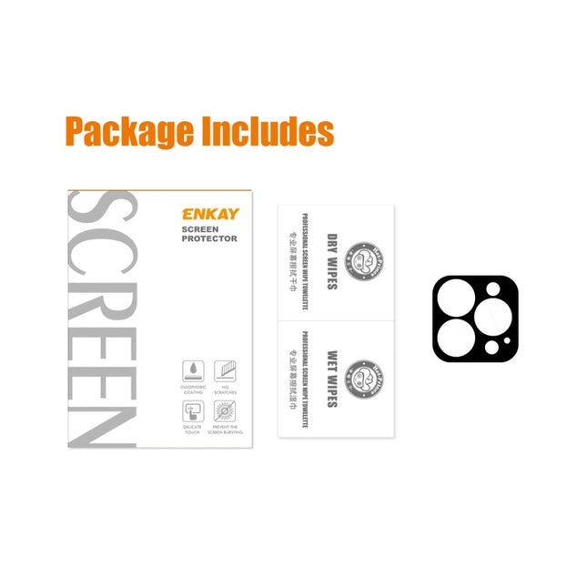 ENKAY 9H Rear Lens Tempered Glass Film For iPhone 14 Pro / 14 Pro Max, For iPhone 14 Pro / 14 Pro Max(1 PC), For iPhone 14 Pro / 14 Pro Max(2 PCS)
