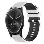 For Garmin Vivomove Sport / White+Black