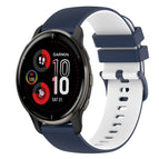 For Garmin Venu 2 Plus / Dark Blue+White