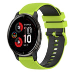 For Garmin Venu 2 Plus / Lime Green+Black