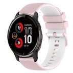For Garmin Venu 2 Plus / Pink+White