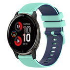 For Garmin Venu 2 Plus / Teal+Blue
