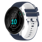For Garmin Forerunner 158 / Dark Blue+White