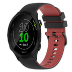 For Garmin Forerunner 55 / Black+Red