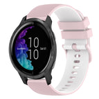 For Garmin Venu / Pink+White
