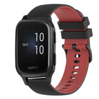 For Garmin Venu SQ / Black+Red