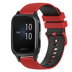 For Garmin Venu SQ / Red+Black
