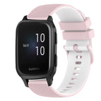 For Garmin Venu SQ / Pink+White