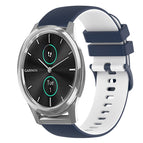 For Garmin VivoMove Luxe / Dark Blue+White