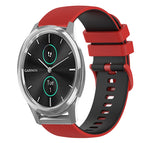 For Garmin VivoMove Luxe / Red+Black