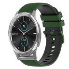 For Garmin VivoMove Luxe / Amy Green+Black