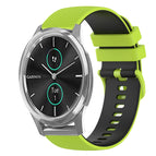 For Garmin VivoMove Luxe / Lime Green+Black