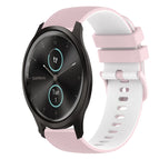 For Garmin VivoMove Style / Pink+White