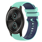 For Garmin VivoMove Style / Teal+Blue