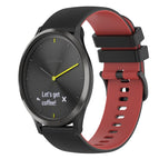 For Garmin Vivomove / Black+Red