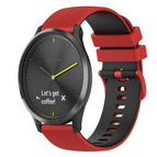 For Garmin Vivomove / Red+Black