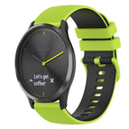 For Garmin Vivomove / Lime Green+Black