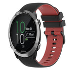 For Garmin Forerunner 645 Music / Black+Red