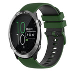 For Garmin Forerunner 645 Music / Amy Green+Black