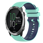 For Garmin Forerunner 645 Music / Teal+Blue