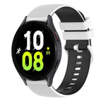 For Samsung Galaxy Watch5 44mm / White+Black