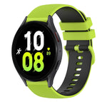 For Samsung Galaxy Watch5 44mm / Lime Green+Black