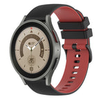 For Samsung Galaxy Watch5 Pro 45mm / Black+Red