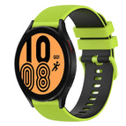 For Samsung Galaxy Watch4 40mm / Lime Green+Black