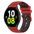 For Samsung Galaxy Watch5 40mm / Red+Black