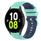 For Samsung Galaxy Watch5 40mm / Teal+Blue