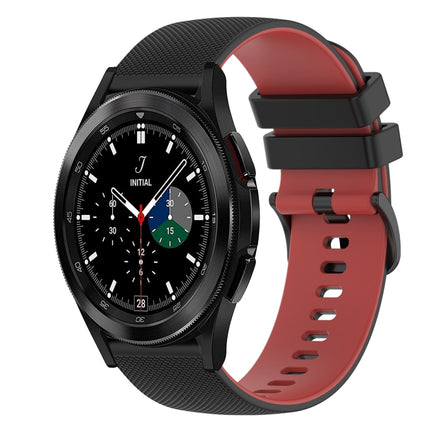 20mm Checkered Two-Color Silicone Watch Band, For Samsung Galaxy Watch5 40mm, For Samsung  Galaxy Watch4 Classic 42mm