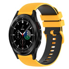 For Samsung  Galaxy Watch4 Classic 42mm / Yellow+Black