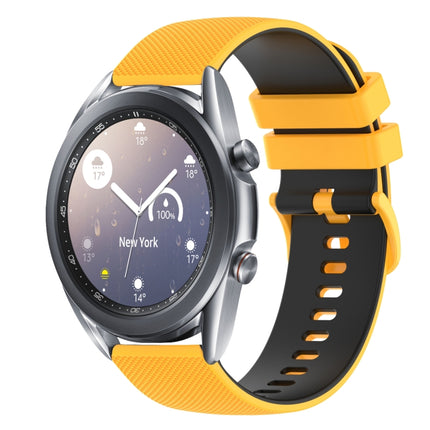 20mm Checkered Two-Color Silicone Watch Band, For Samsung  Galaxy Watch4 Classic 46mm, For Samsung Galaxy Watch3 41mm