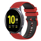 For Samsung Galaxy Watch Active2 40mm / Red+Black