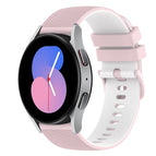 For Samsung Galaxy Watch 42mm / Pink+White